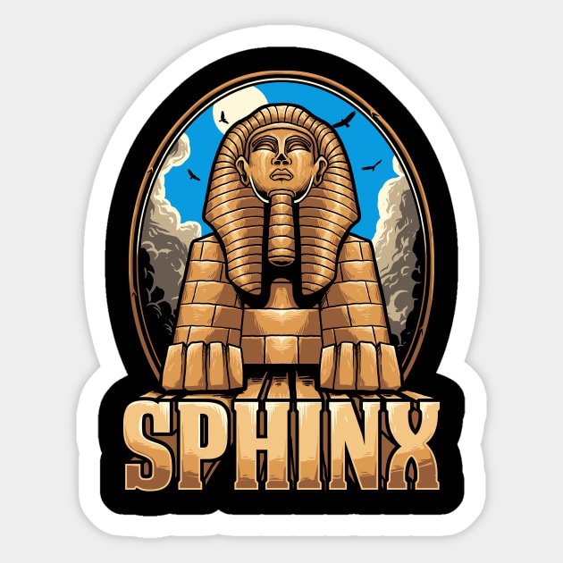 Sphinx Mythical creature Sticker by mrgeek